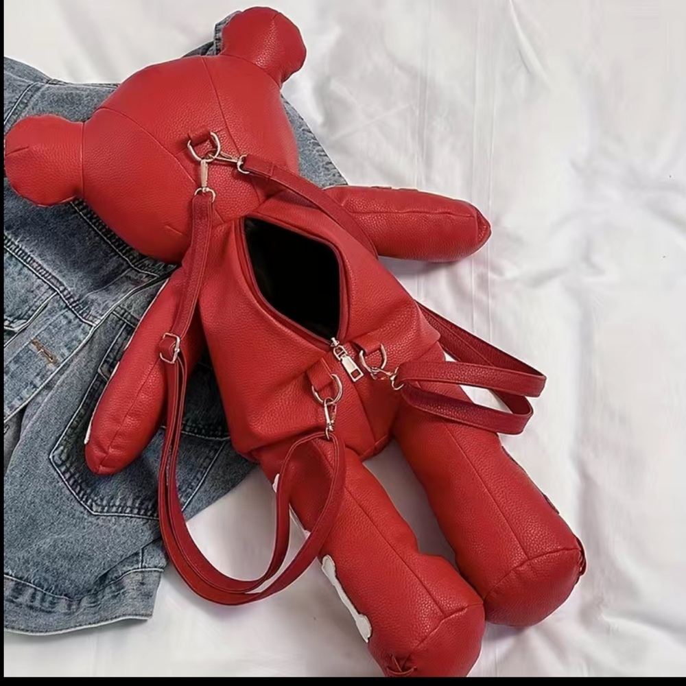 Stuffed Skeleton Teddy Bear Backpack (2 Colors Av… - image 4